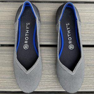 Rothy’s Birdseye Gray Round Toe Flats